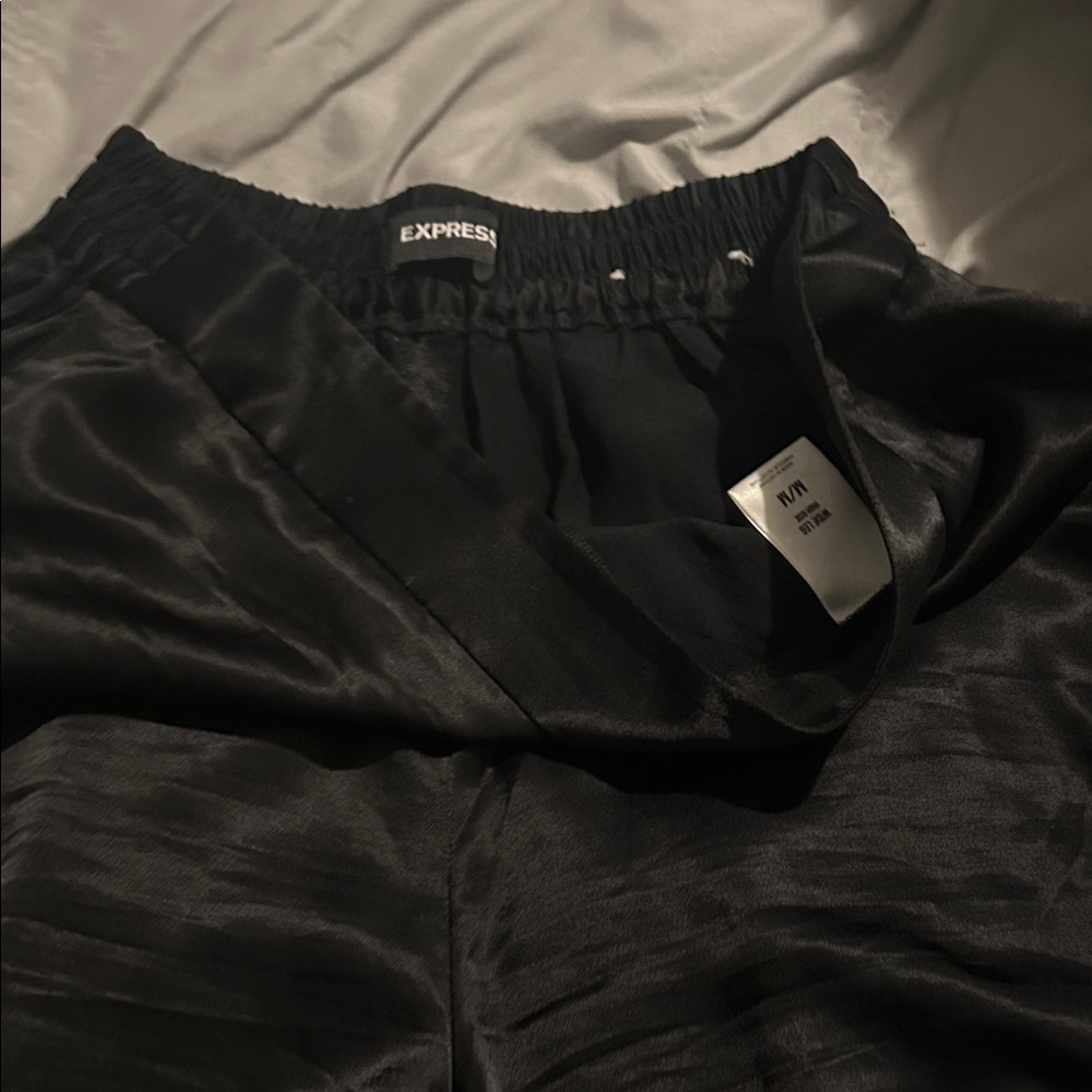 Express Shimmering Black Trousers